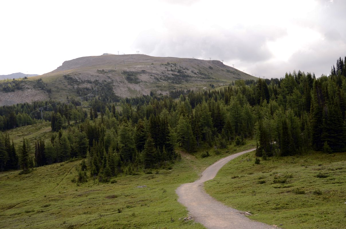 03 Lookout Mountain From Beginning Of Hike From Sunshine Meadows To Mount Assiniboine